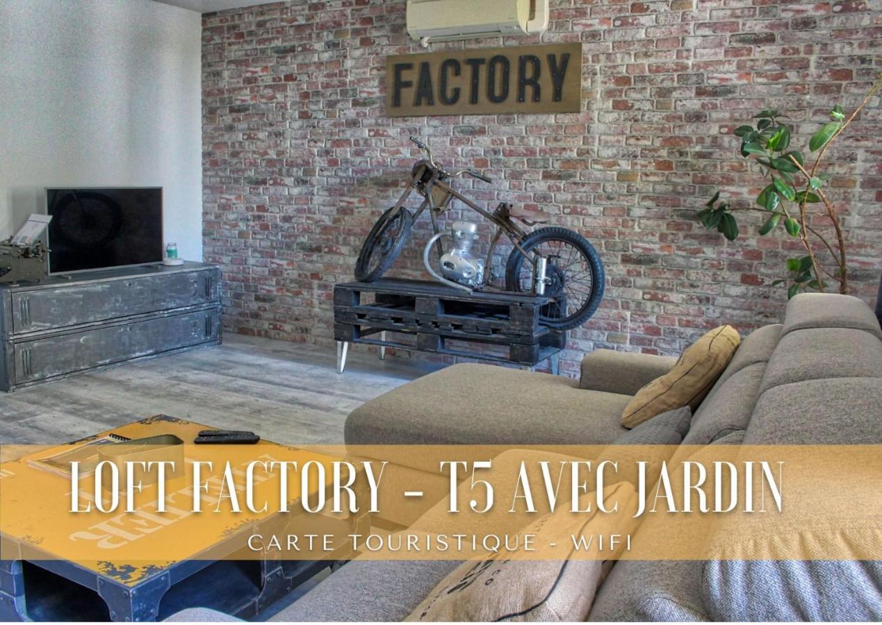 The Loft Factory 4 Chambres Vue Garonne + Jardin لورْمو المظهر الخارجي الصورة